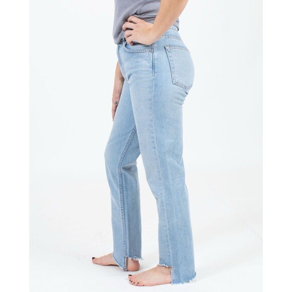 Reformation Step Hem Size 25 Light wash Blue Jeans - Picture 2 of 10